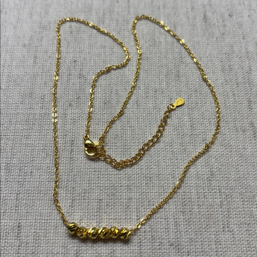 Delicate beaded necklace